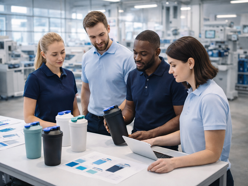 VYTE LABEL production facility in Europe – white-label shaker manufacturing